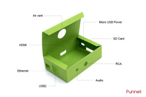 Punnet Raspberry Pi Case