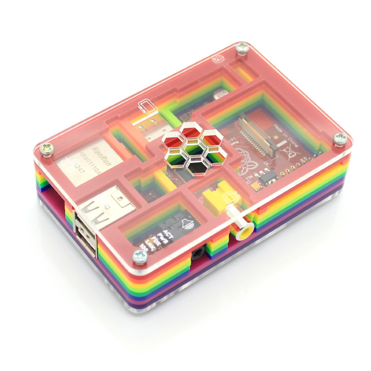 Raspberry Pi Rainbow Case